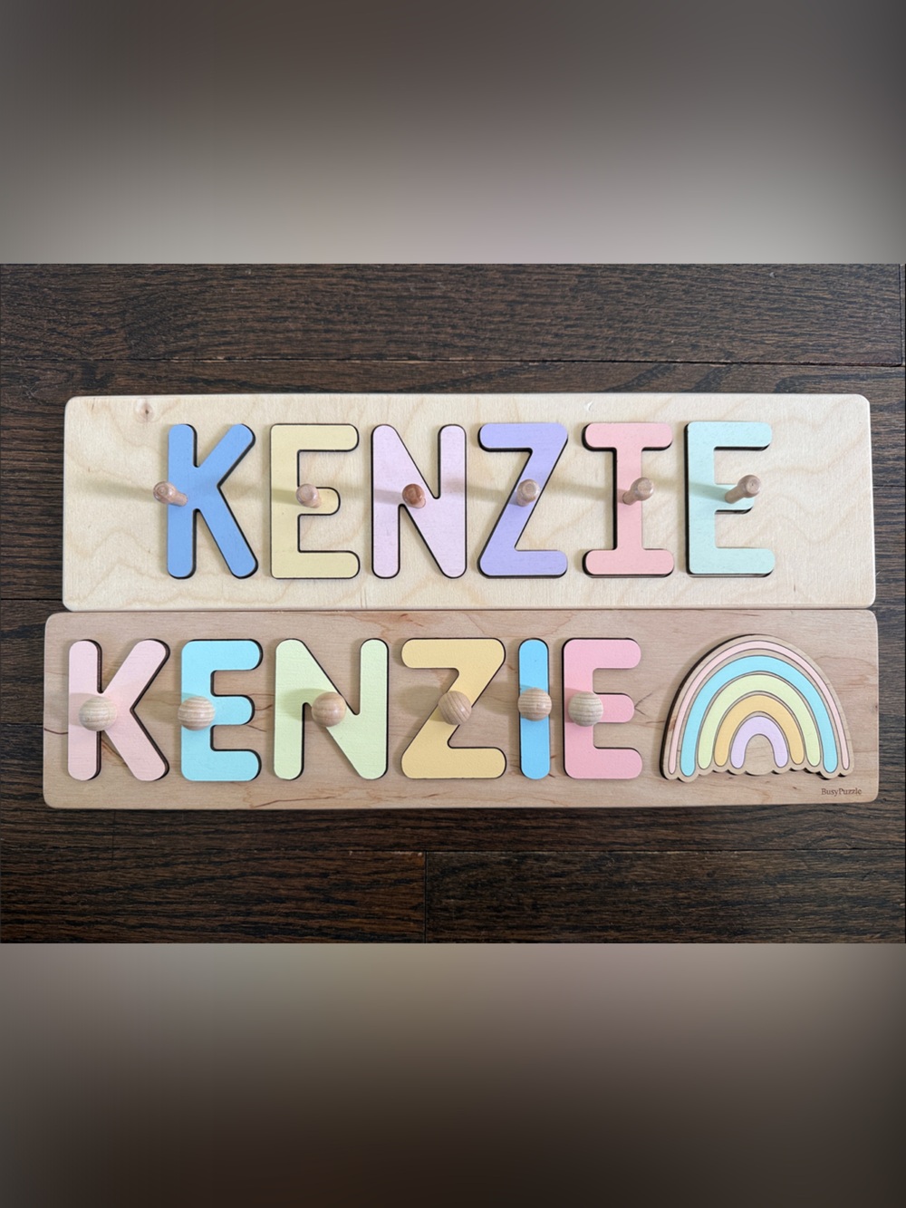 Wooden Puzzle Name Board